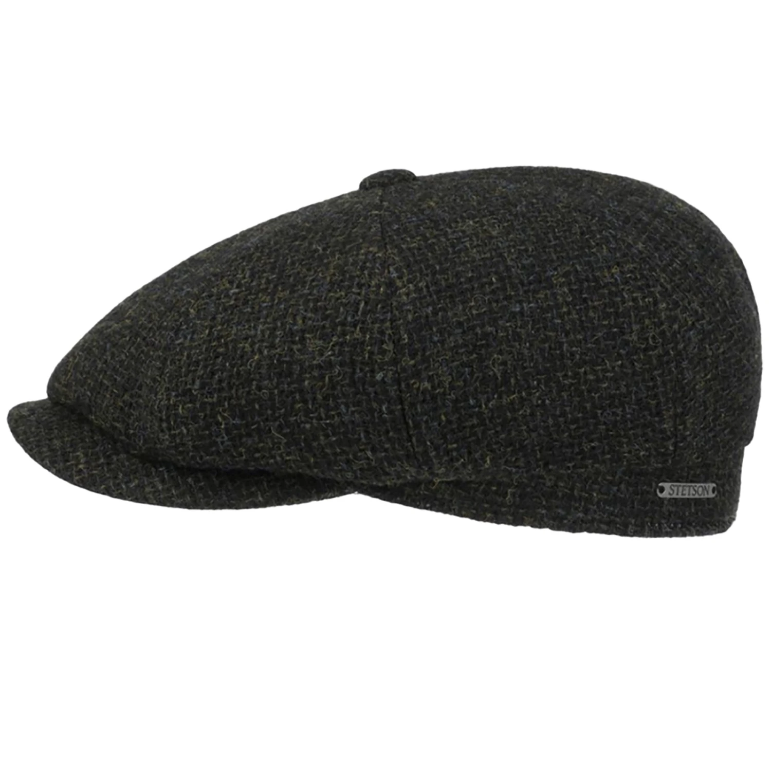 Stetson Hats Hatteras Shetland Wool Flat Cap - Multi 1 Stetson Hats Hatteras Shetland Wool Flat Cap - Multi