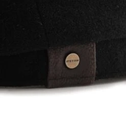 Stetson Hats Wool Cashmere Newsboy Cap - Black -Stuarts Fashion Store stetson hats wool cashmere newsboy cap black p14862 681317 image