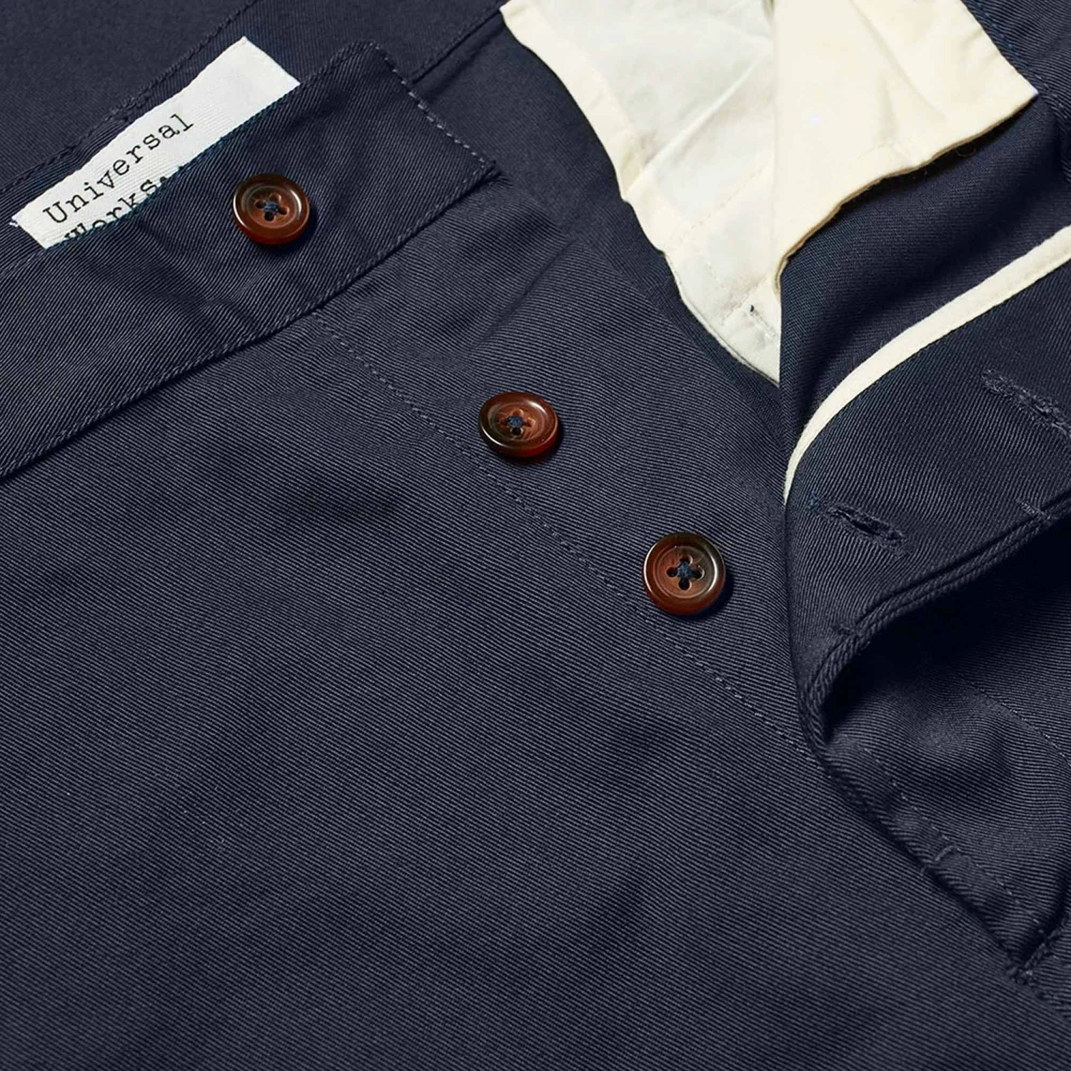 Universal Works Military Chino - Navy 2 Universal Works Military Chino - Navy - Image 2