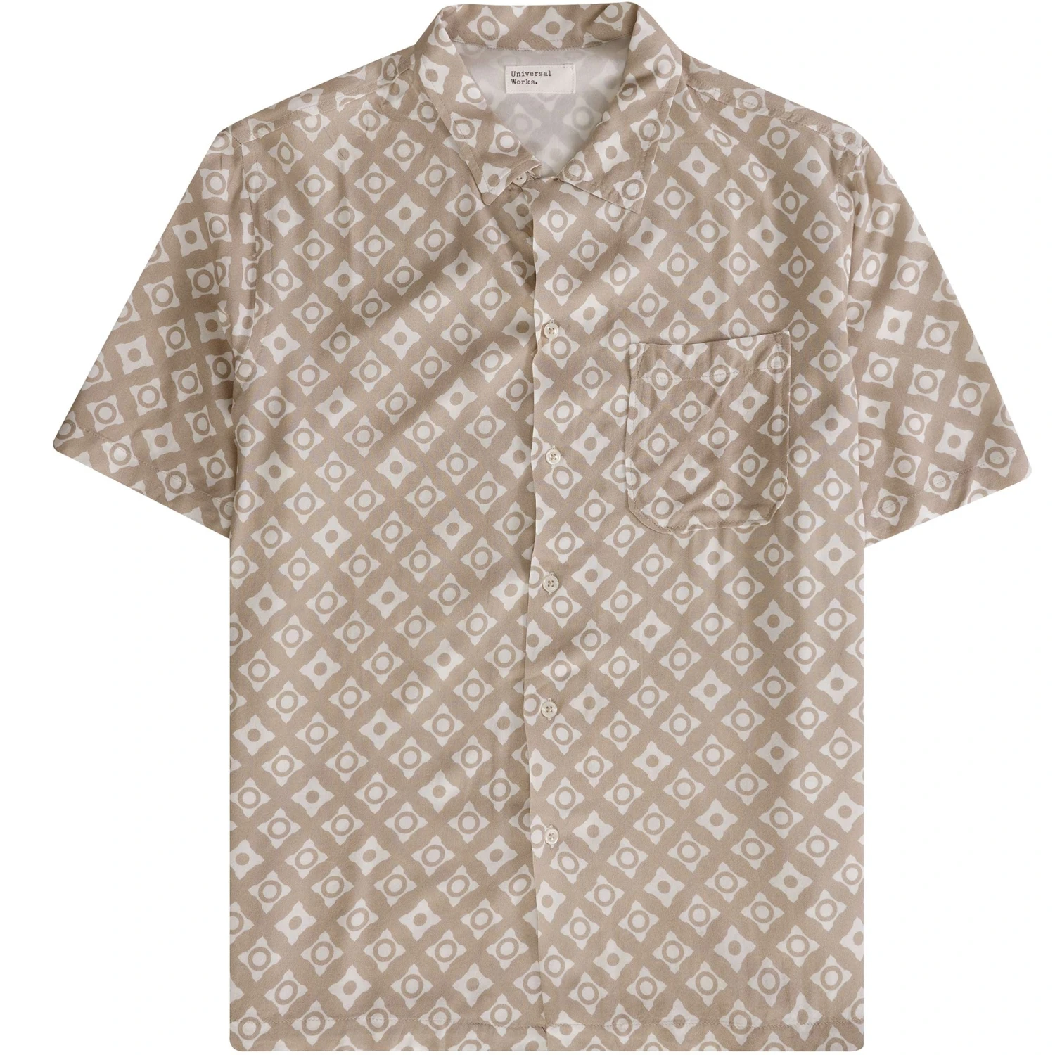 Universal Works Road Shirt - Sand 1 Universal Works Road Shirt - Sand
