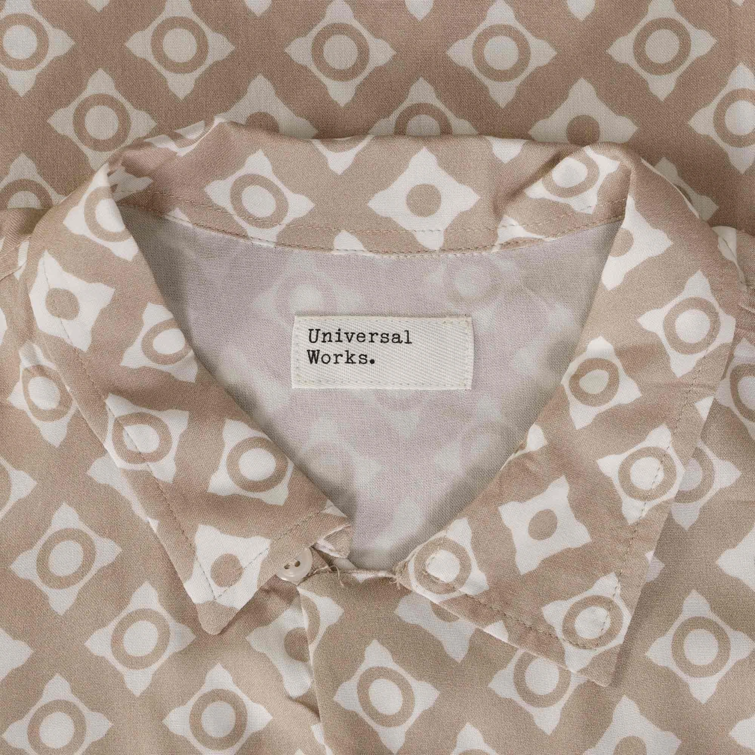 Universal Works Road Shirt - Sand 2 Universal Works Road Shirt - Sand - Image 2