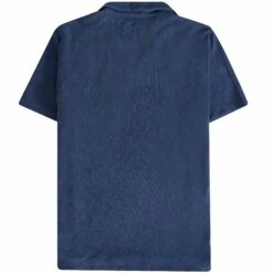 Universal Works Vacation Polo Shirt - Blue -Stuarts Fashion Store universal works vacation polo shirt blue p57782 840483 image