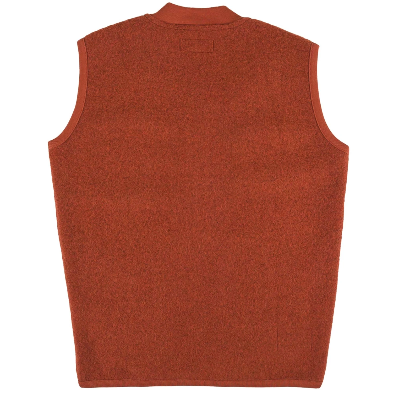 Universal Works Zip Waistcoat - Orange 4 Universal Works Zip Waistcoat - Orange - Image 4