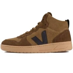 VEJA V-15 Suede - Brown And Black