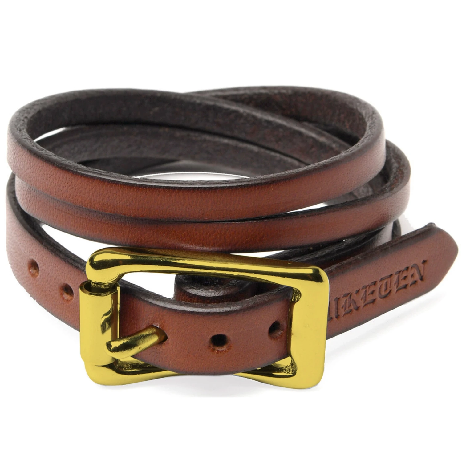 Yuketen Double Wrap Bracelet - Oakbark 1 Yuketen Double Wrap Bracelet - Oakbark